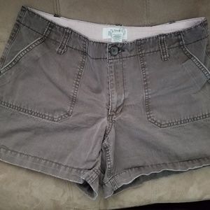 Old Navy (Wms-8) distressed brown utility shorts